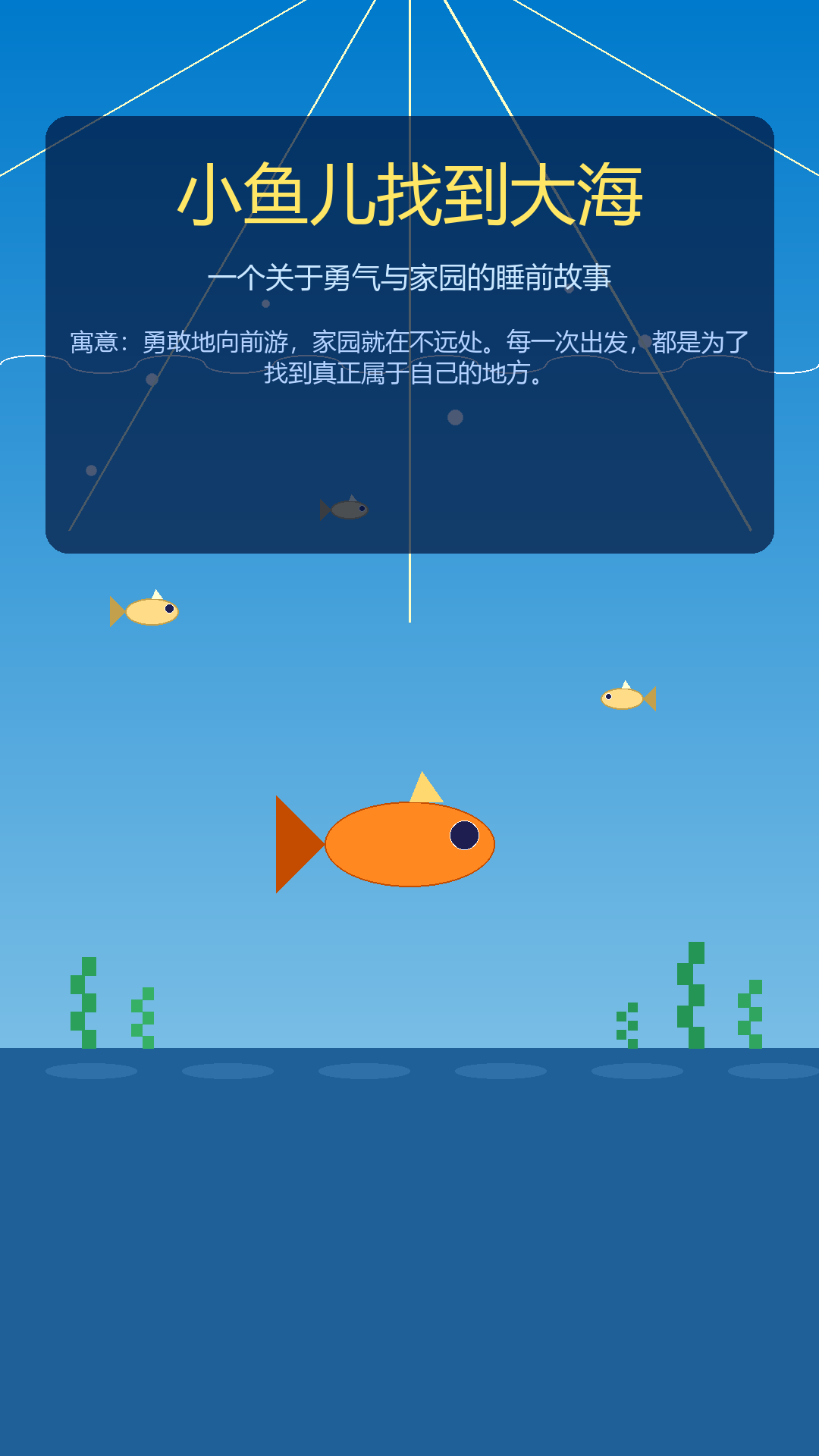 鱼儿的小鱼的海洋历险 封面